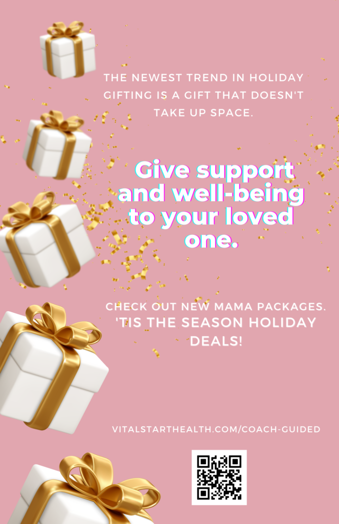 Maternal Coaching Gift of Well-Being for a New Mama!